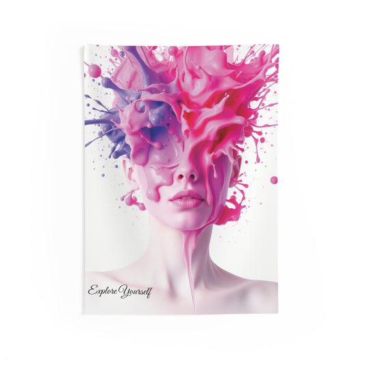 Explore Yourself Wall Tapestry | Artistic Boho Wall Art & Creative Home Decor