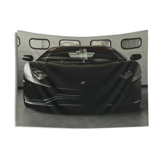 Sleek Sports Car Wall Tapestry | Modern Automotive Decor for Car Enthusiasts & Man Caves