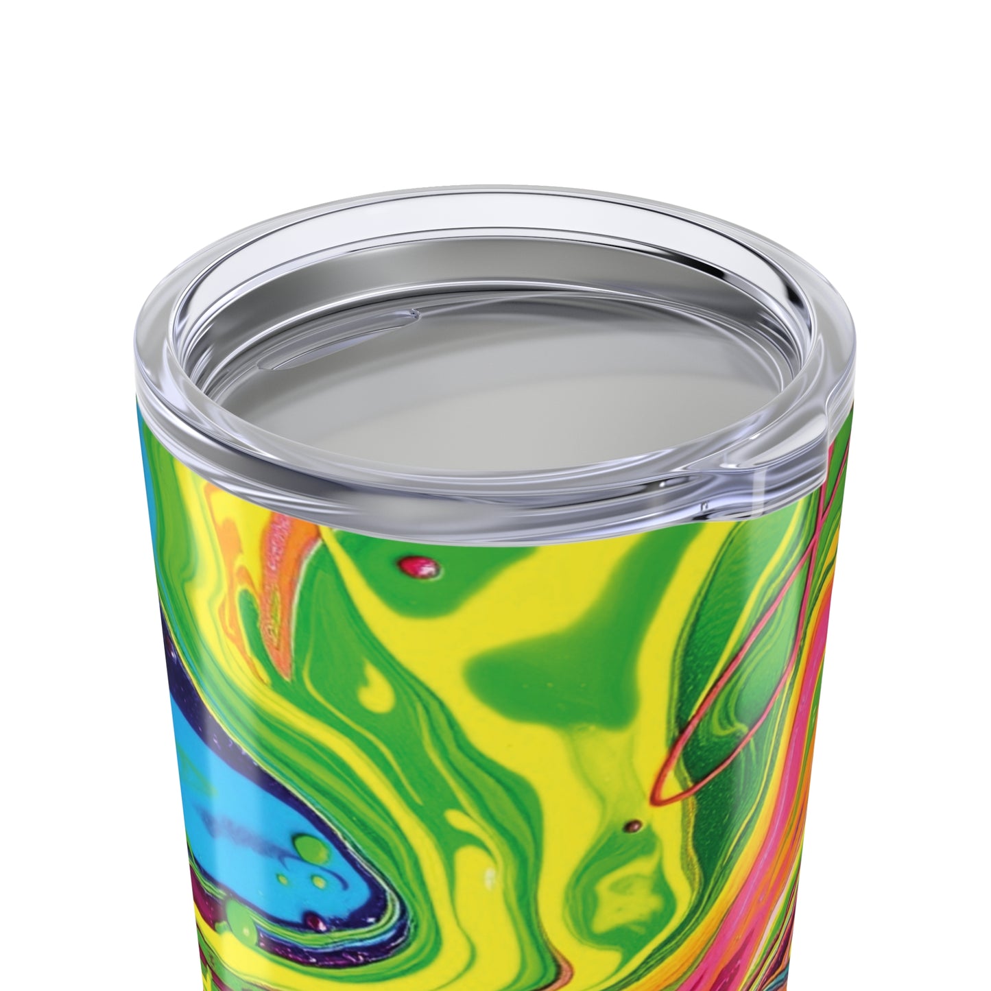 Vibrant Swirl 20oz Tumbler | Colorful Stainless Steel Insulated Travel Mug for Coffee, Tea & Gifts