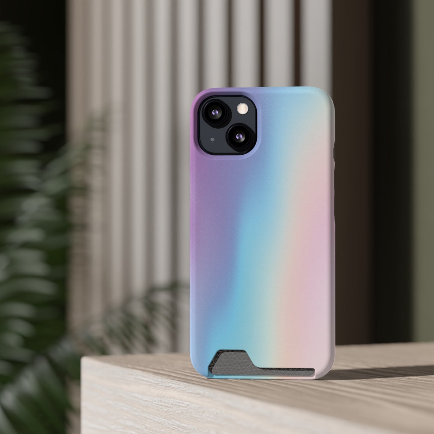 Gradient Phone Case with Card Holder | Slim Impact-Resistant Cover for iPhone & Android