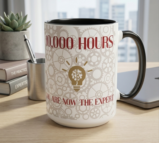 Expertise Coffee Mug - 10,000 Hours Design