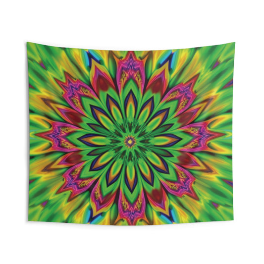 Vibrant Psychedelic Floral Kaleidoscope Indoor Wall Tapestry – Colorful Home Decor, Boho Style Hanging, Meditation Wall Art, Gift for Art Lovers, Psychedelic [...]