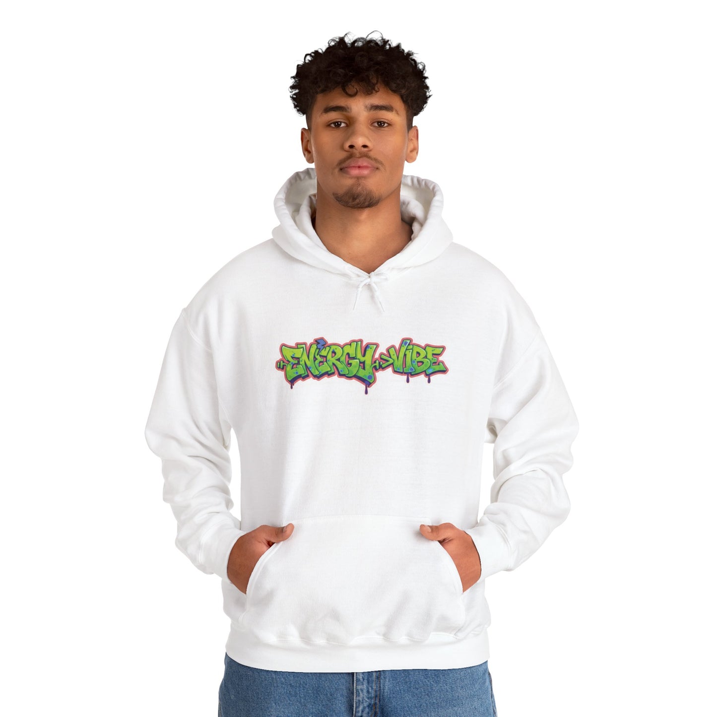 Energy > Vibe Hoodie — Graffiti Streetwear Pullover