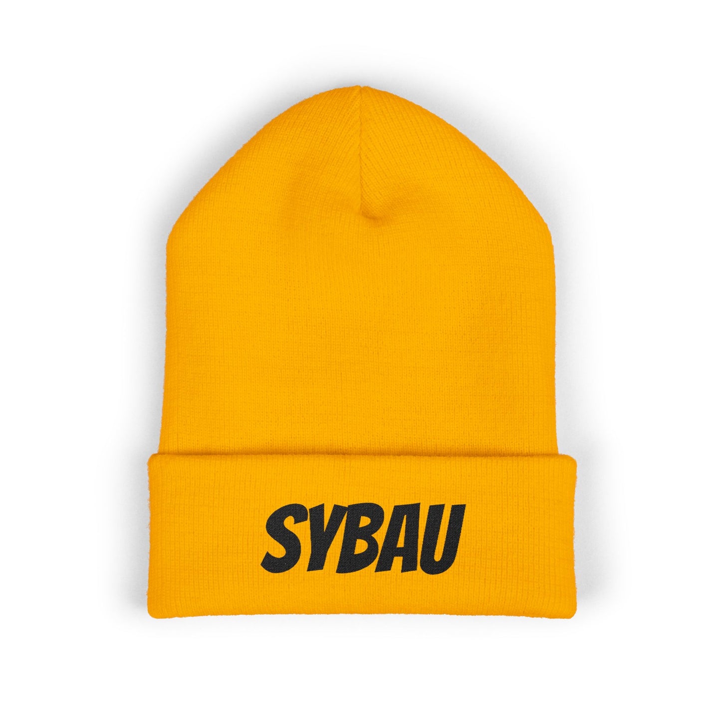 SYBAU" Essential Beanie |  | Zero Tolerance For The Disrespectful | High-Frequency Statement Knit