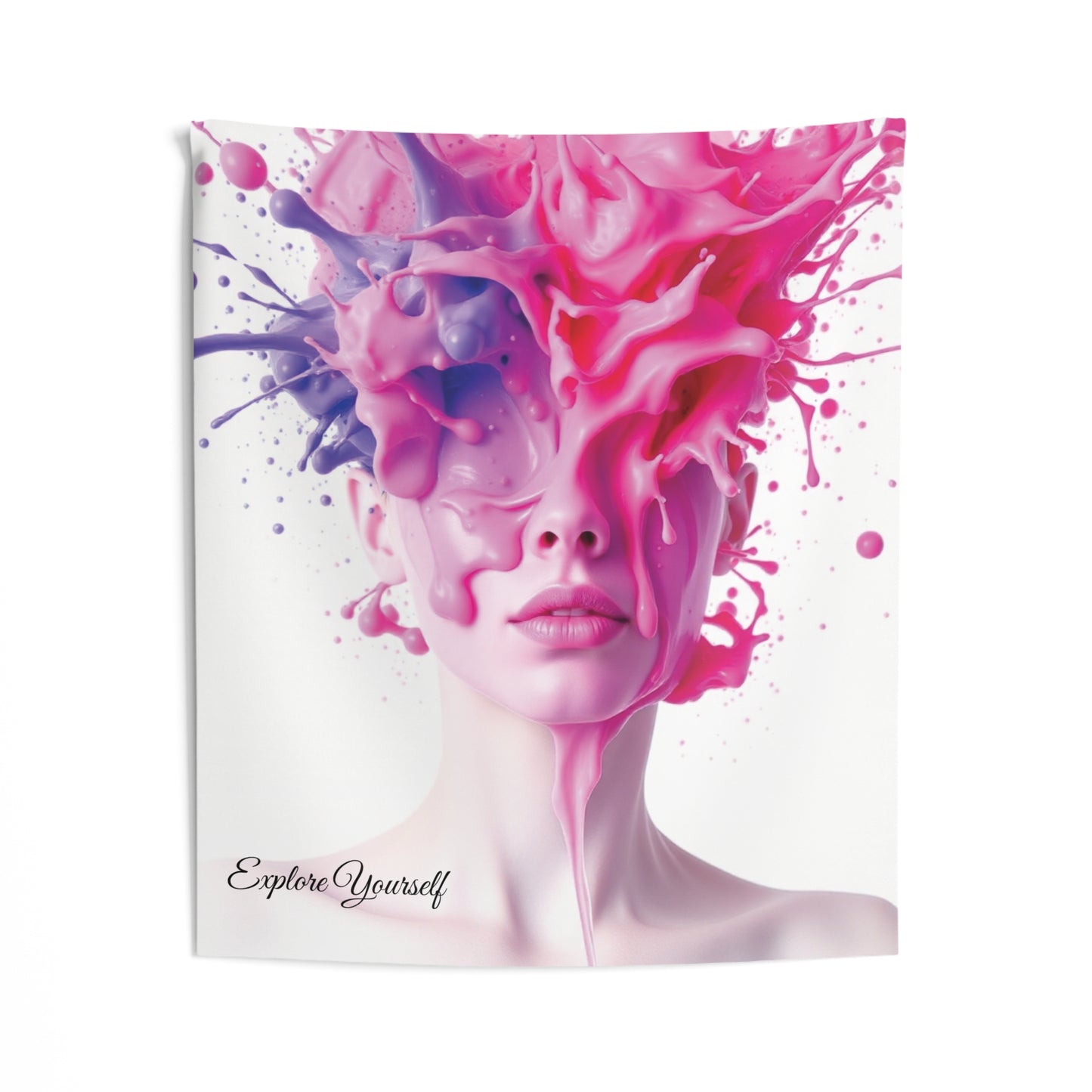 Explore Yourself Wall Tapestry | Artistic Boho Wall Art & Creative Home Decor