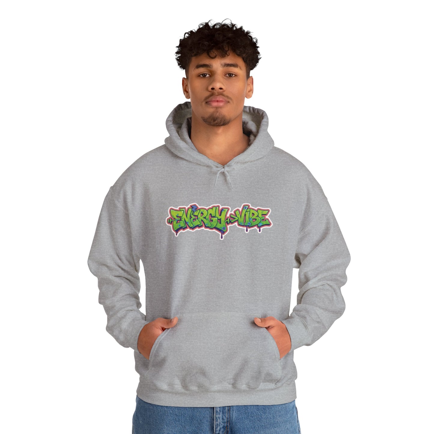 Energy > Vibe Hoodie — Graffiti Streetwear Pullover