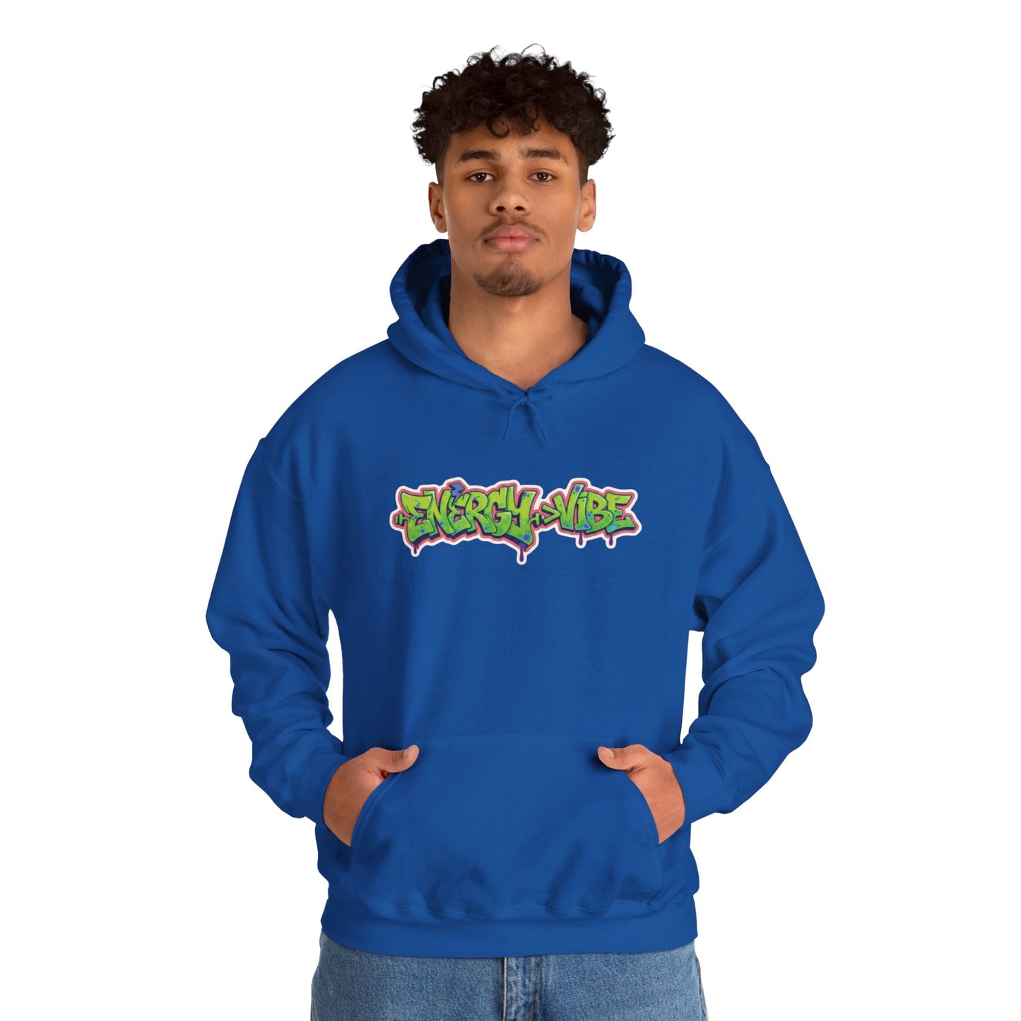 Energy > Vibe Hoodie — Graffiti Streetwear Pullover