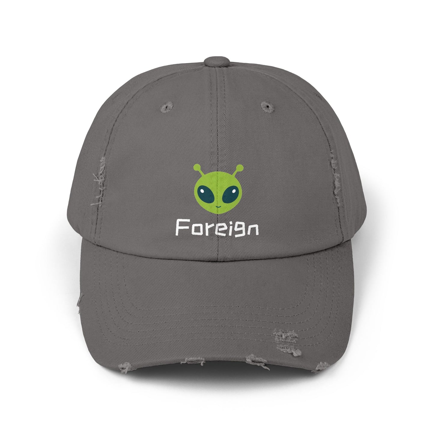 FOREIGN | Alien Minimalist Embroidered Cap