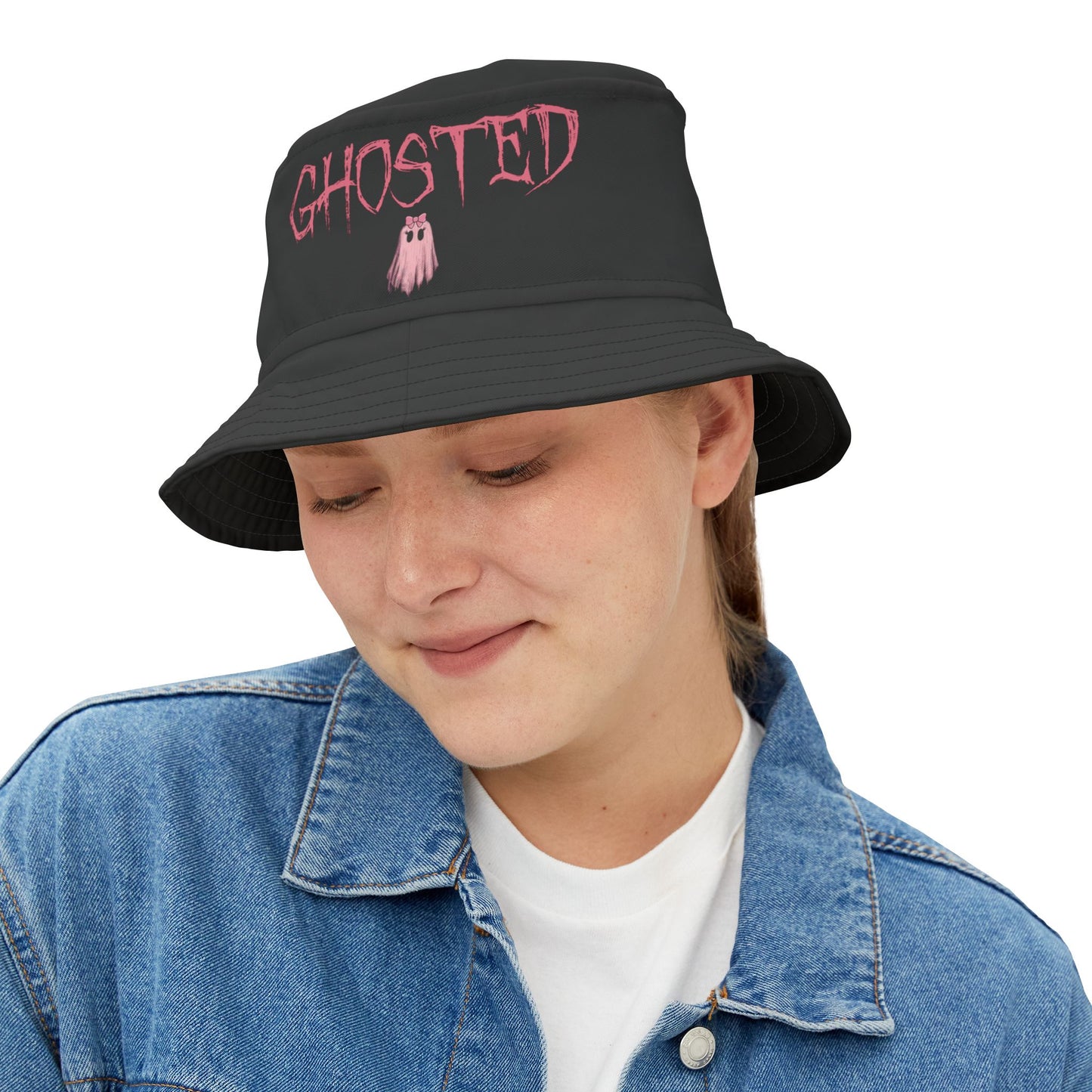 Ghosted Bucket Hat | Trendy Summer, Festival & Outdoor Hat – Unisex Casual Streetwear