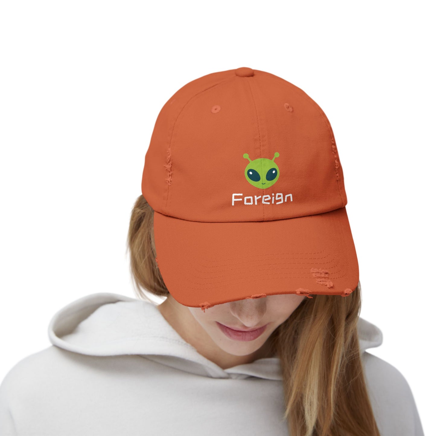 FOREIGN | Alien Minimalist Embroidered Cap