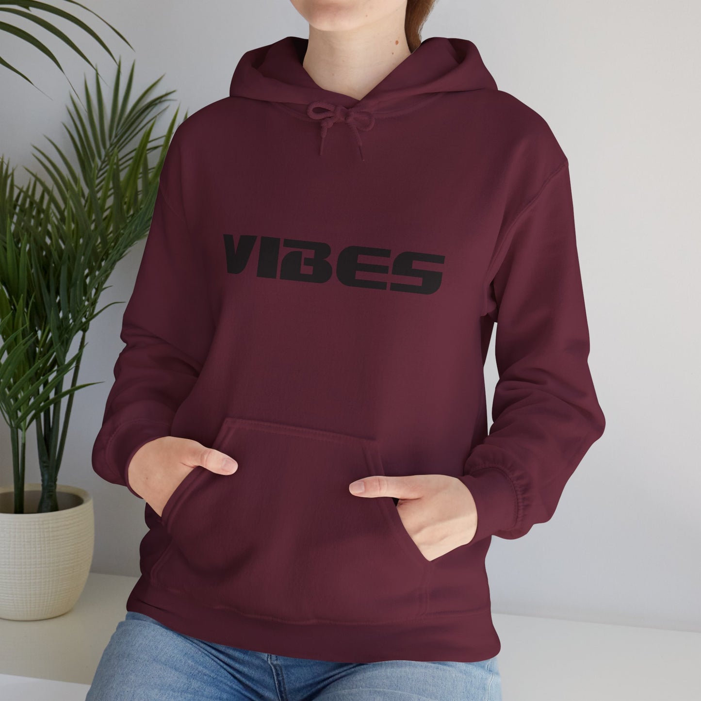 Vibes Hoodie, Cozy Unisex Sweatshirt for Casual Wear, Perfect Gift for Friends, Trendy Streetwear, Relaxed Vibe Apparel