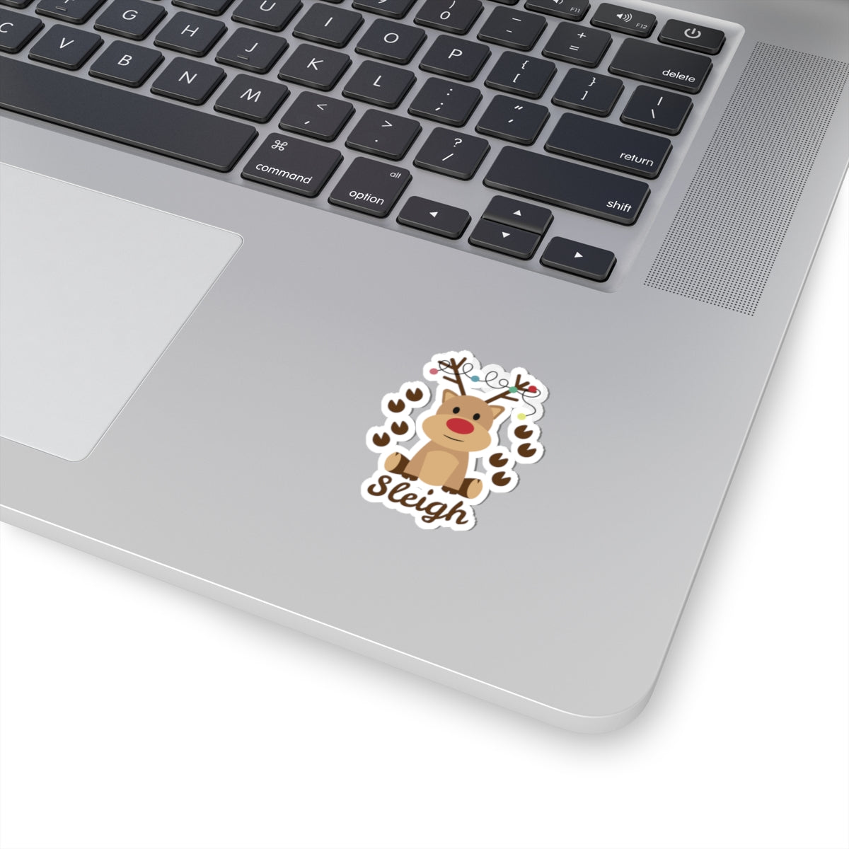 Adorable Reindeer Kiss-Cut Stickers for Holiday Cheer, Cute Christmas Decor, Fun Gift Idea, Laptop Accessories, Seasonal Fun