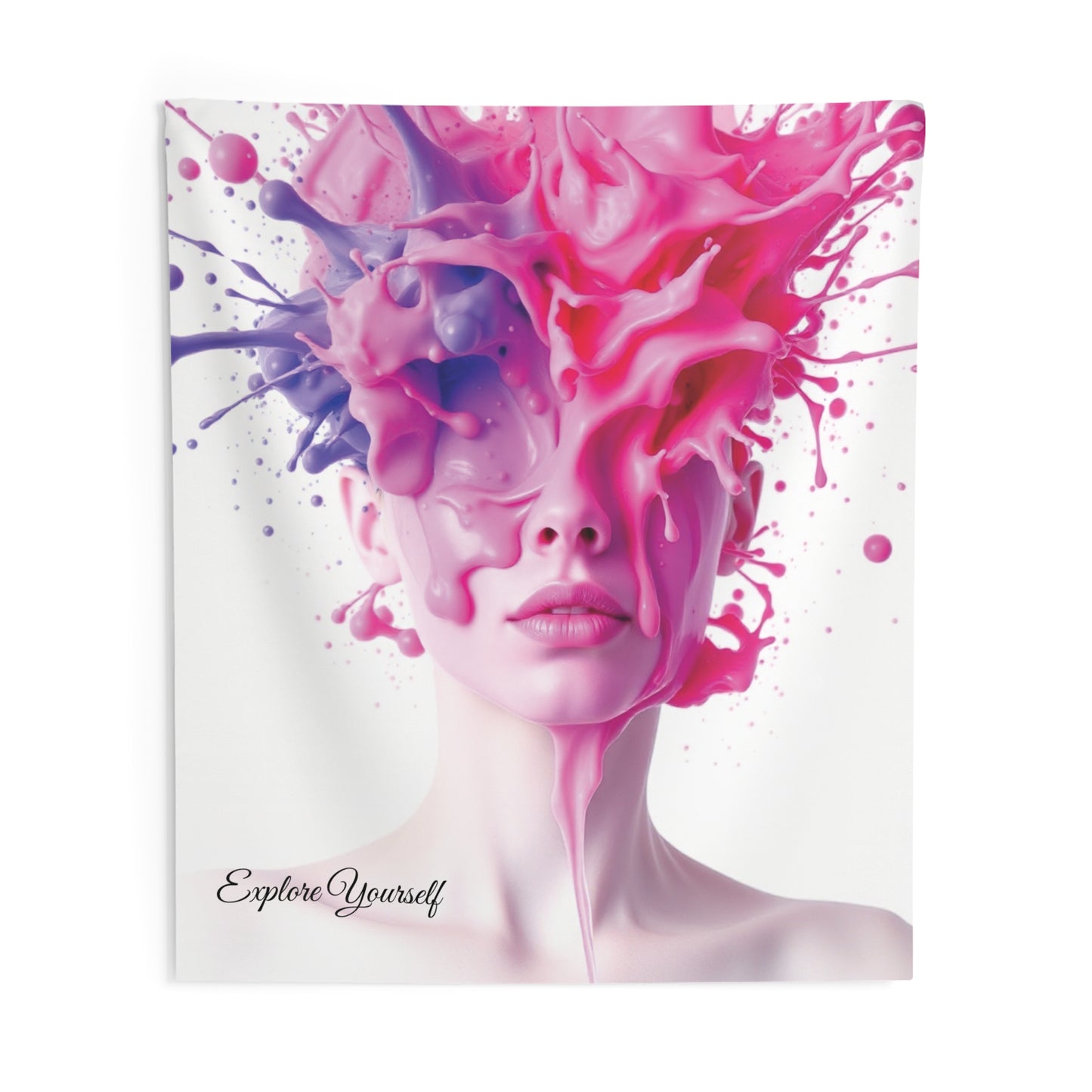 Explore Yourself Wall Tapestry | Artistic Boho Wall Art & Creative Home Decor