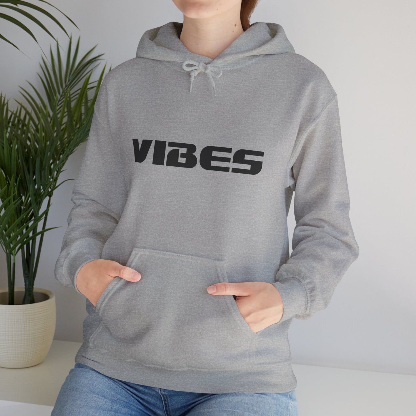 Vibes Hoodie, Cozy Unisex Sweatshirt for Casual Wear, Perfect Gift for Friends, Trendy Streetwear, Relaxed Vibe Apparel