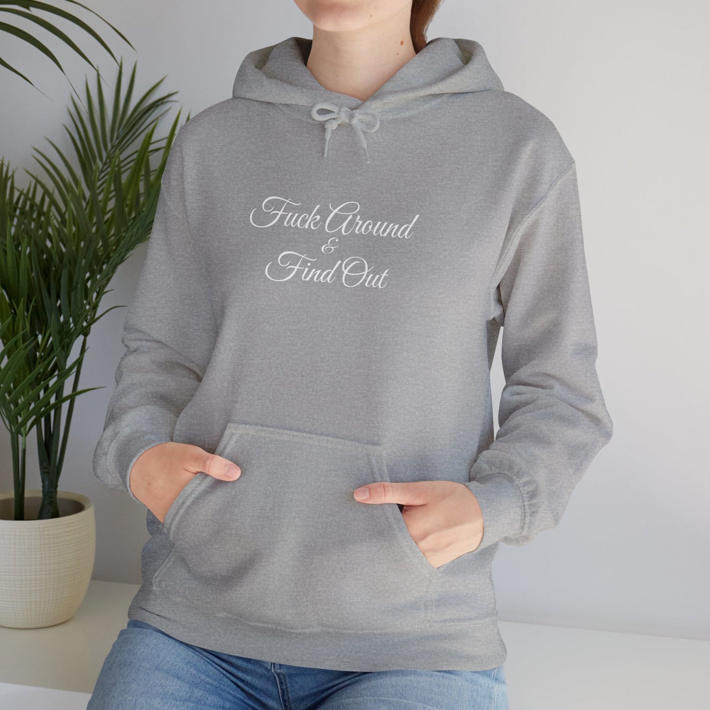 F**k Around & Find Out Hoodie – Edgy Casual Sweatshirt Gift