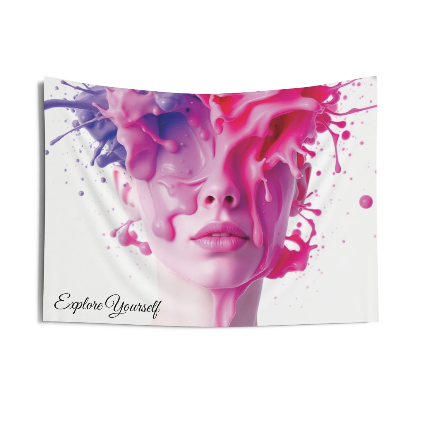 Explore Yourself Wall Tapestry | Artistic Boho Wall Art & Creative Home Decor