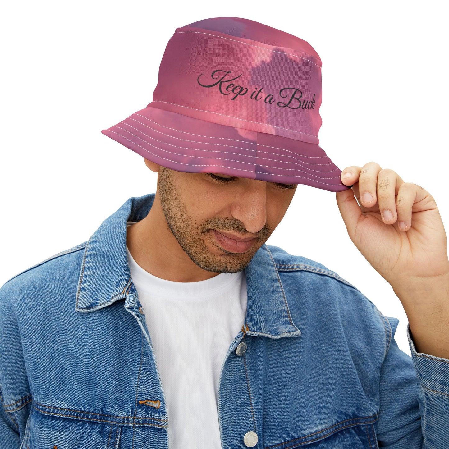 Keep It A Buck Cloud Bucket Hat | Unisex Summer & Festival Hat – Stylish Beachwear