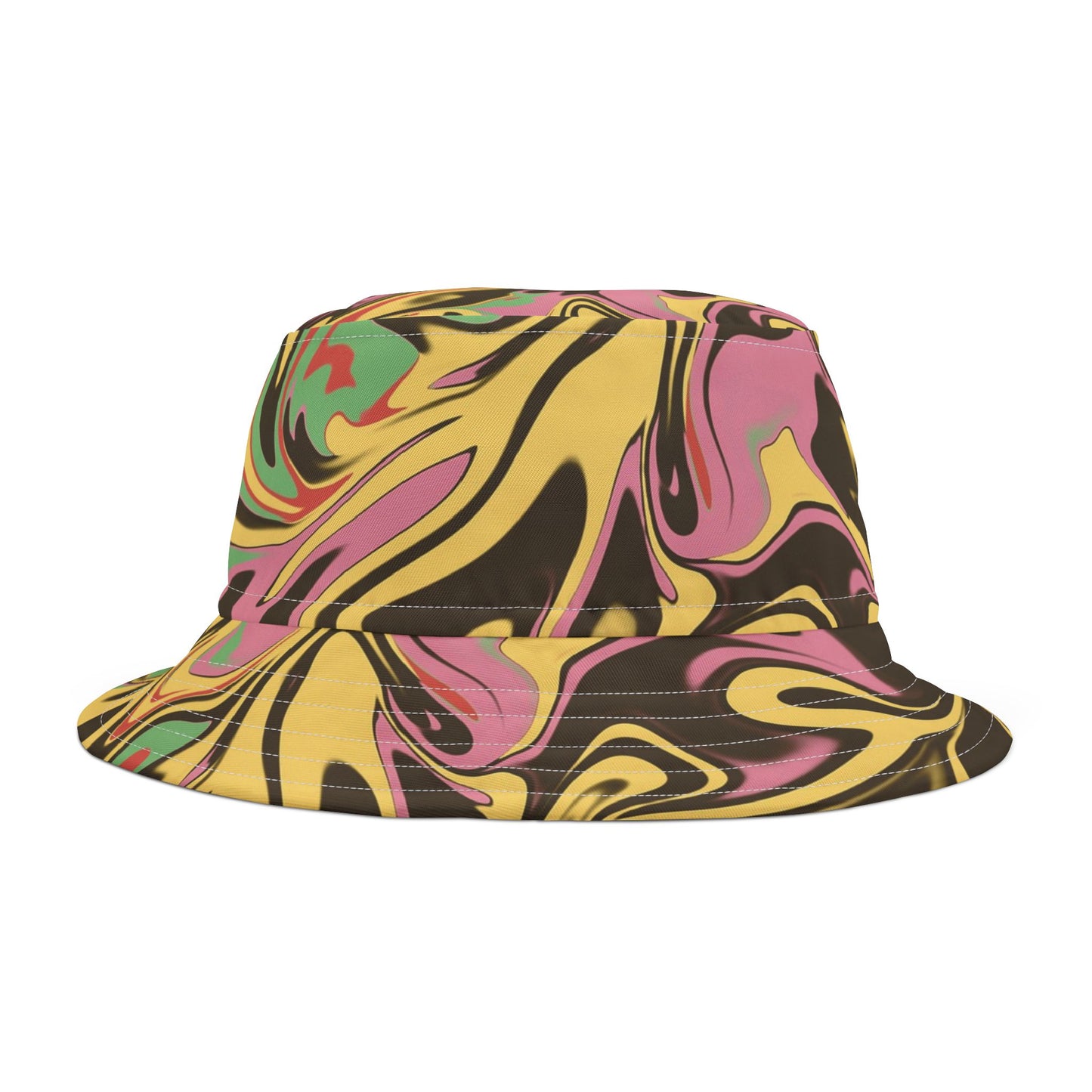 Vibrant Abstract Bucket Hat | Colorful Summer & Festival Hat – Unisex Stylish Sunwear