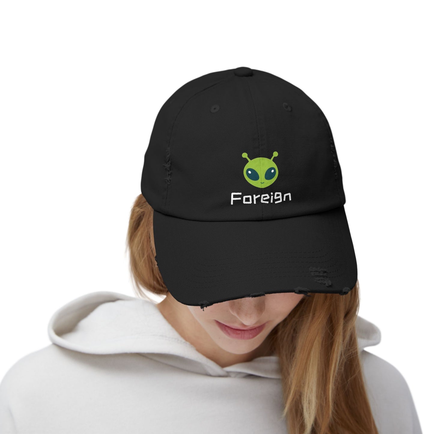 FOREIGN | Alien Minimalist Embroidered Cap