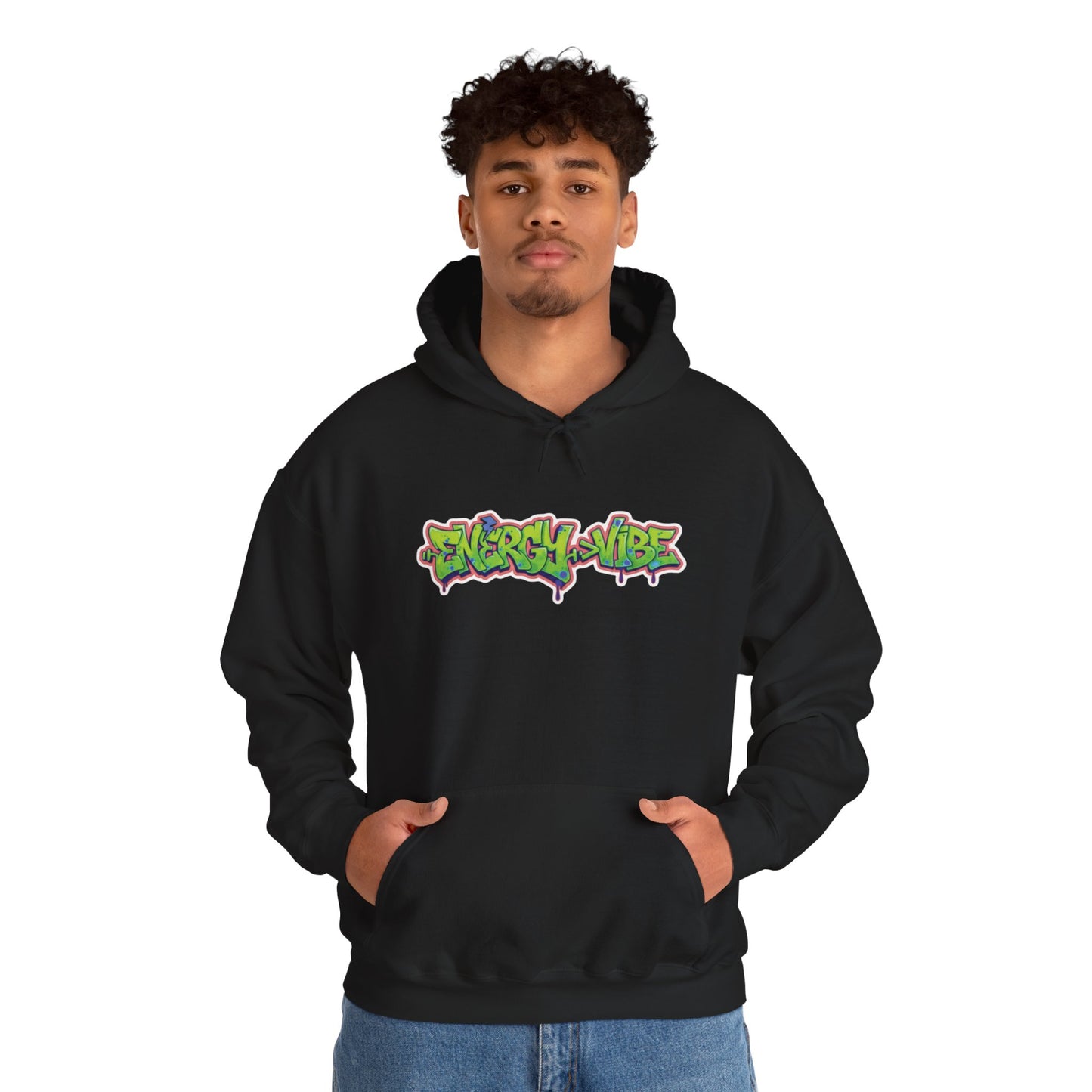 Energy > Vibe Hoodie — Graffiti Streetwear Pullover