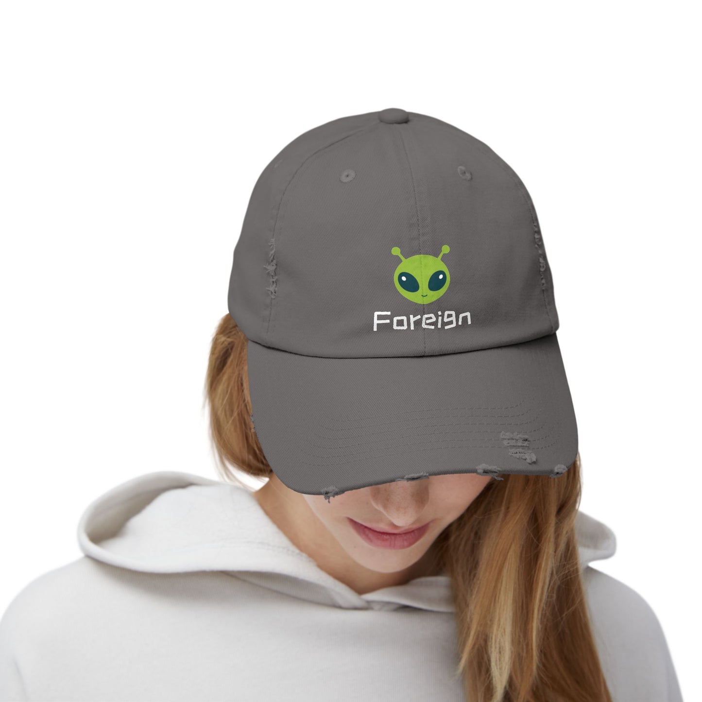 FOREIGN | Alien Minimalist Embroidered Cap