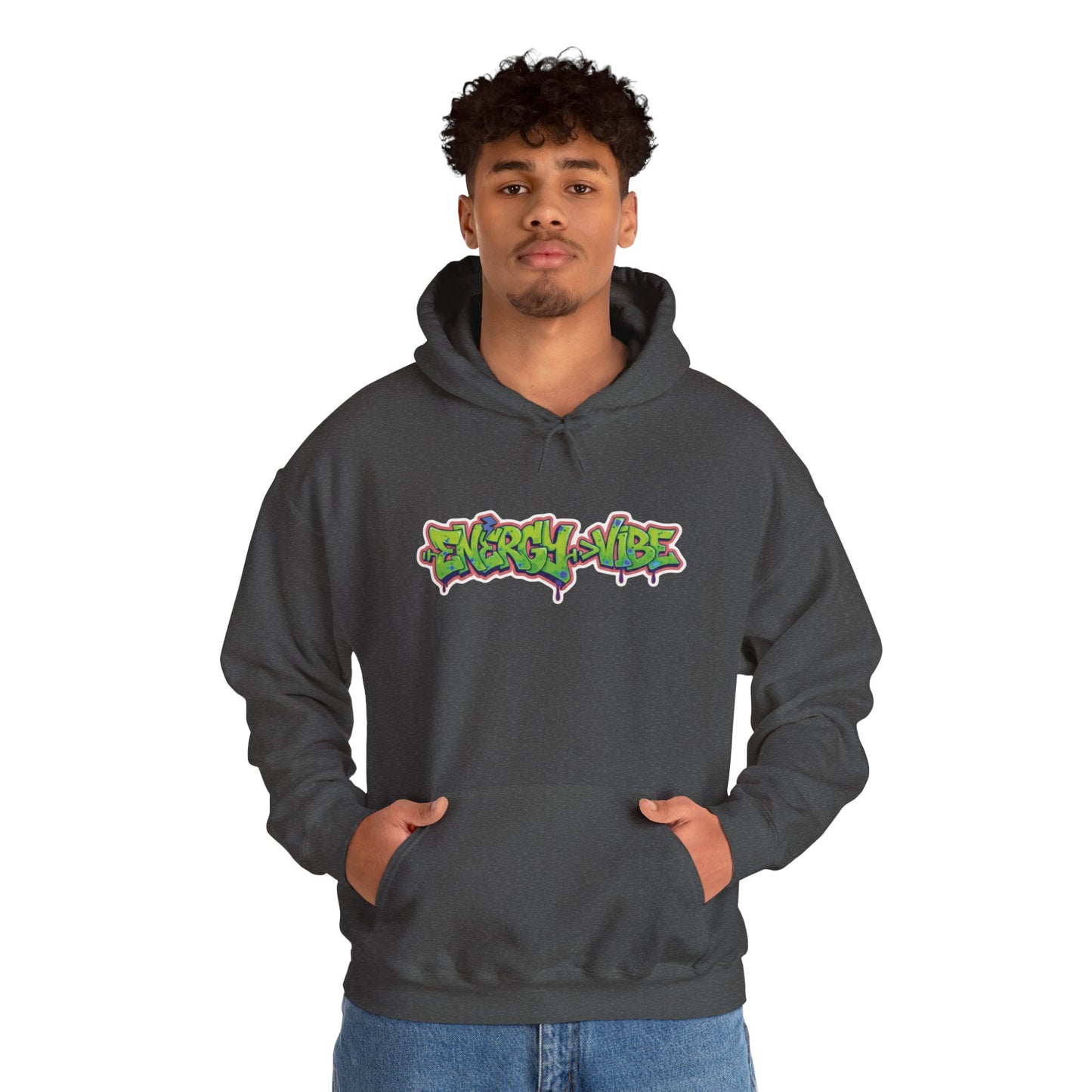 Energy > Vibe Hoodie — Graffiti Streetwear Pullover