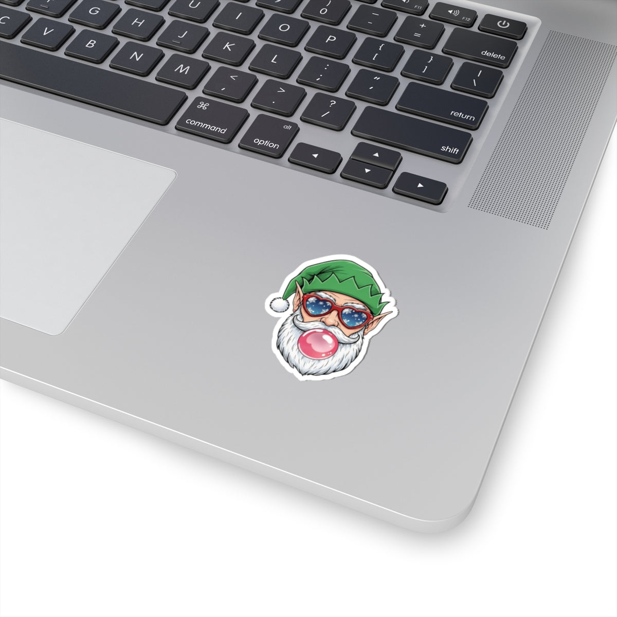 Charming Holiday Kiss-Cut Stickers Featuring Santa Elf, Fun Gift for Christmas, Party Favors, Laptop Decor, Seasonal Decorations