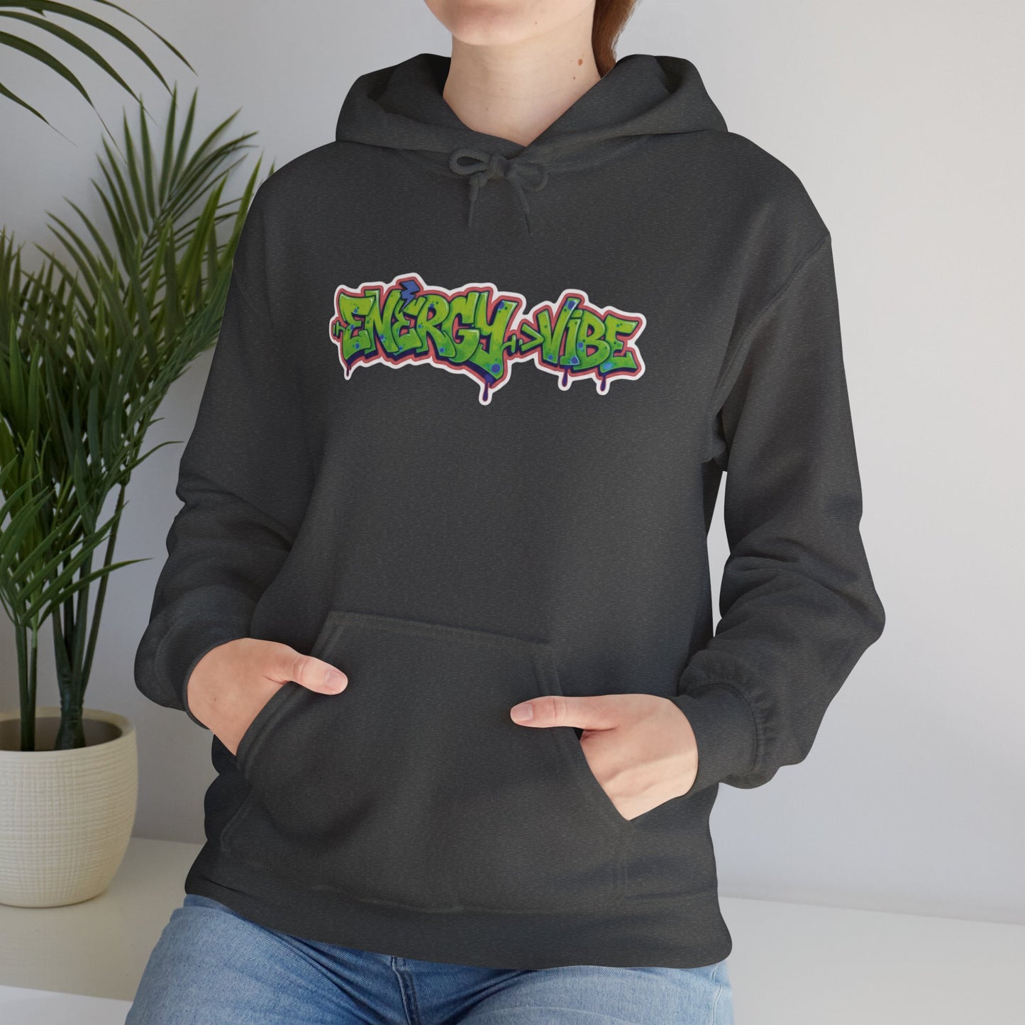 Energy > Vibe Hoodie — Graffiti Streetwear Pullover