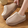Plush Platform House Slippers