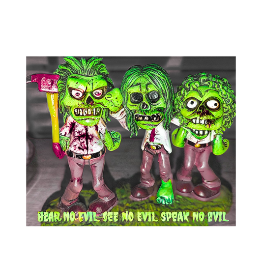 Zombie Theme Minky Blanket 50×60 — Soft Plush Throw for Halloween & Horror Lovers