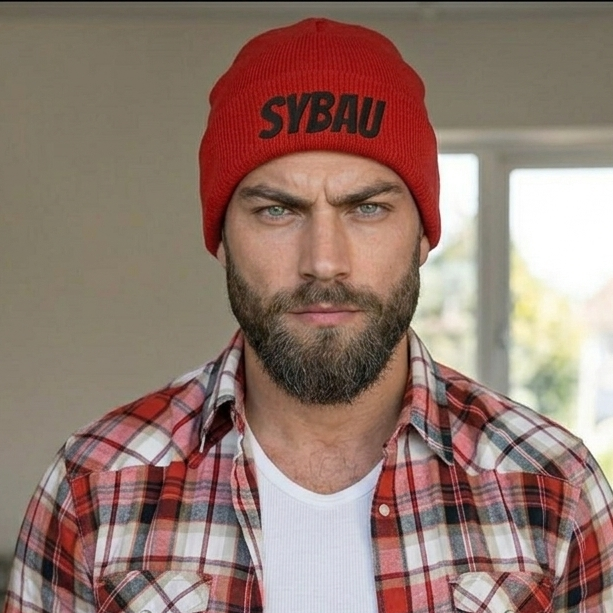 SYBAU" Essential Beanie |  | Zero Tolerance For The Disrespectful | High-Frequency Statement Knit