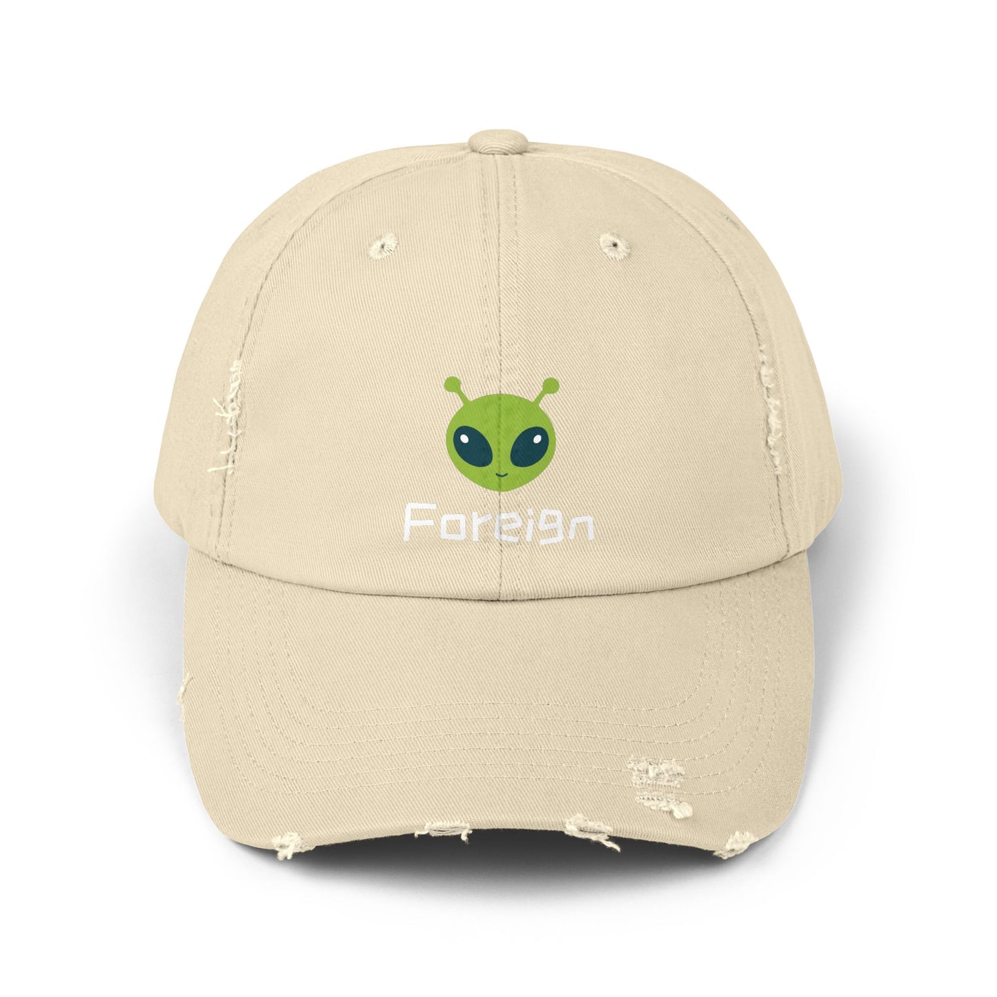 FOREIGN | Alien Minimalist Embroidered Cap