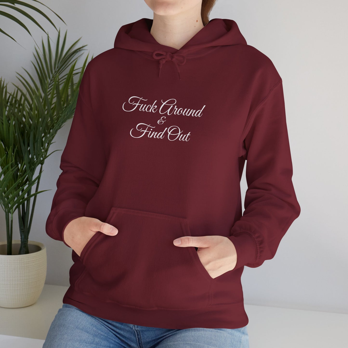 F**k Around & Find Out Hoodie – Edgy Casual Sweatshirt Gift