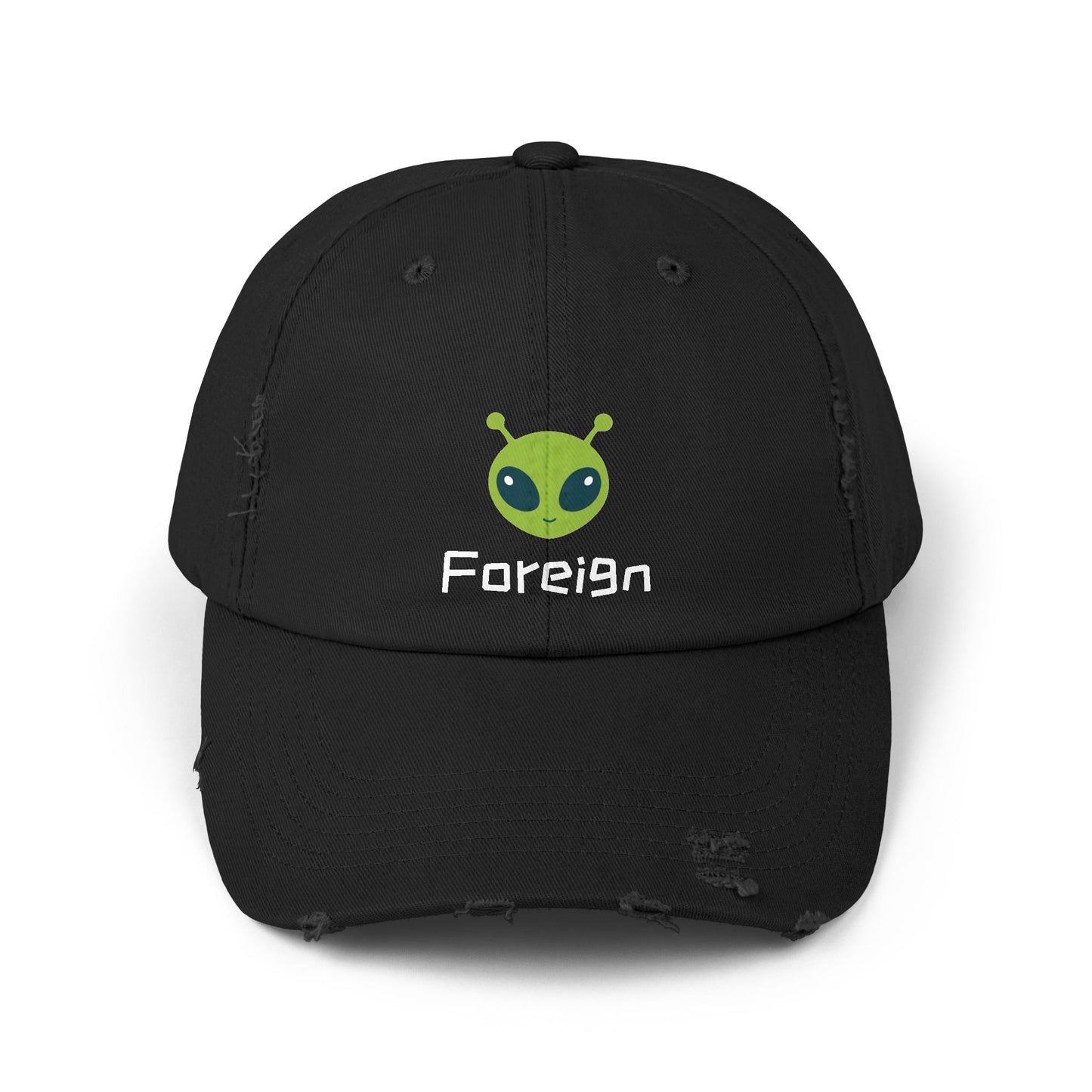 FOREIGN | Alien Minimalist Embroidered Cap