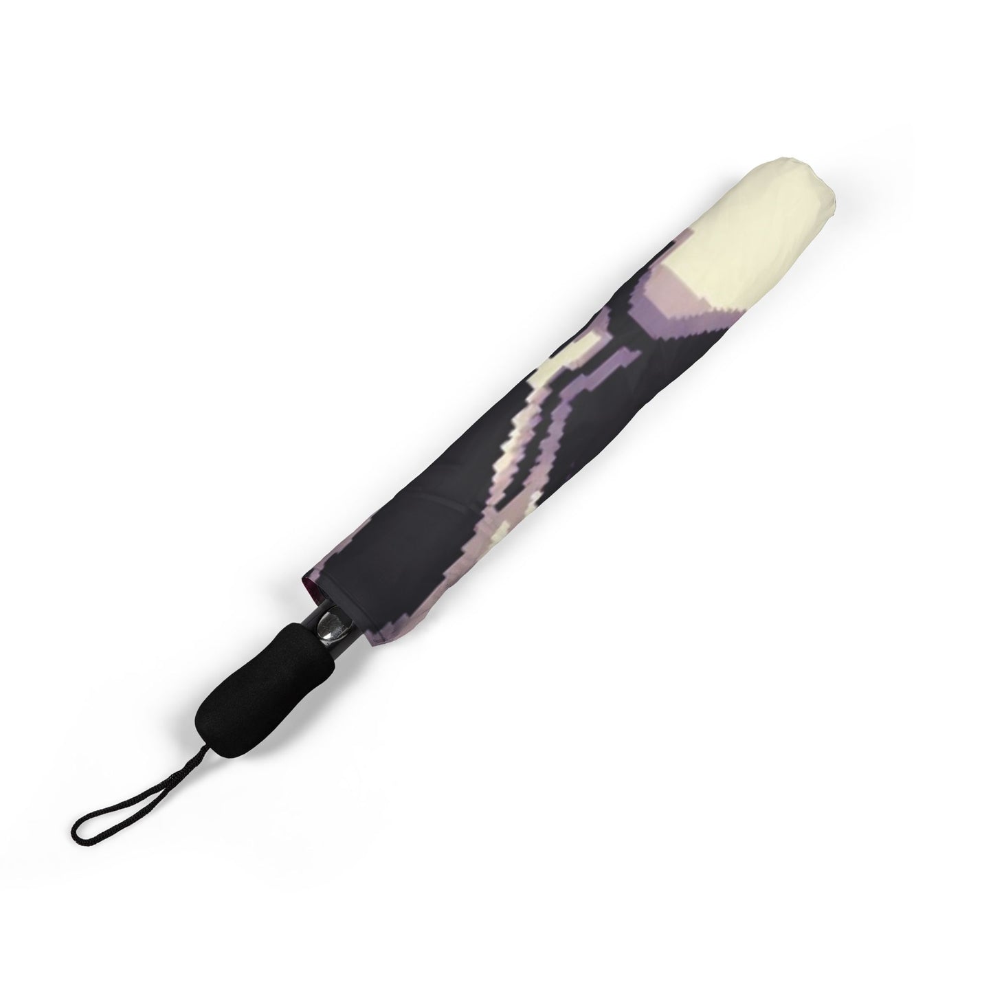 Floral Skull Umbrella | Foldable Goth & Festival Rain Umbrella – Unique Gift for Her