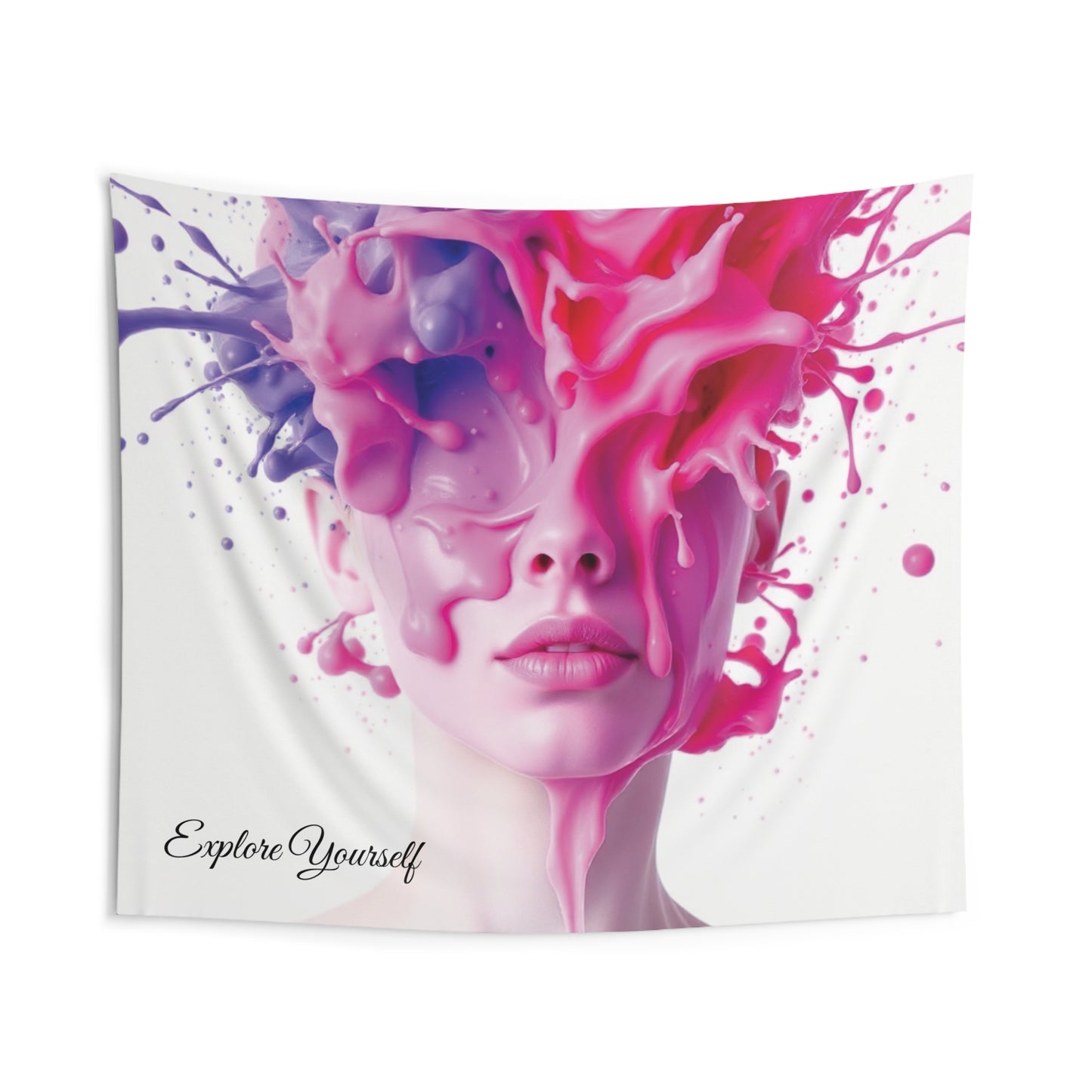 Explore Yourself Wall Tapestry | Artistic Boho Wall Art & Creative Home Decor