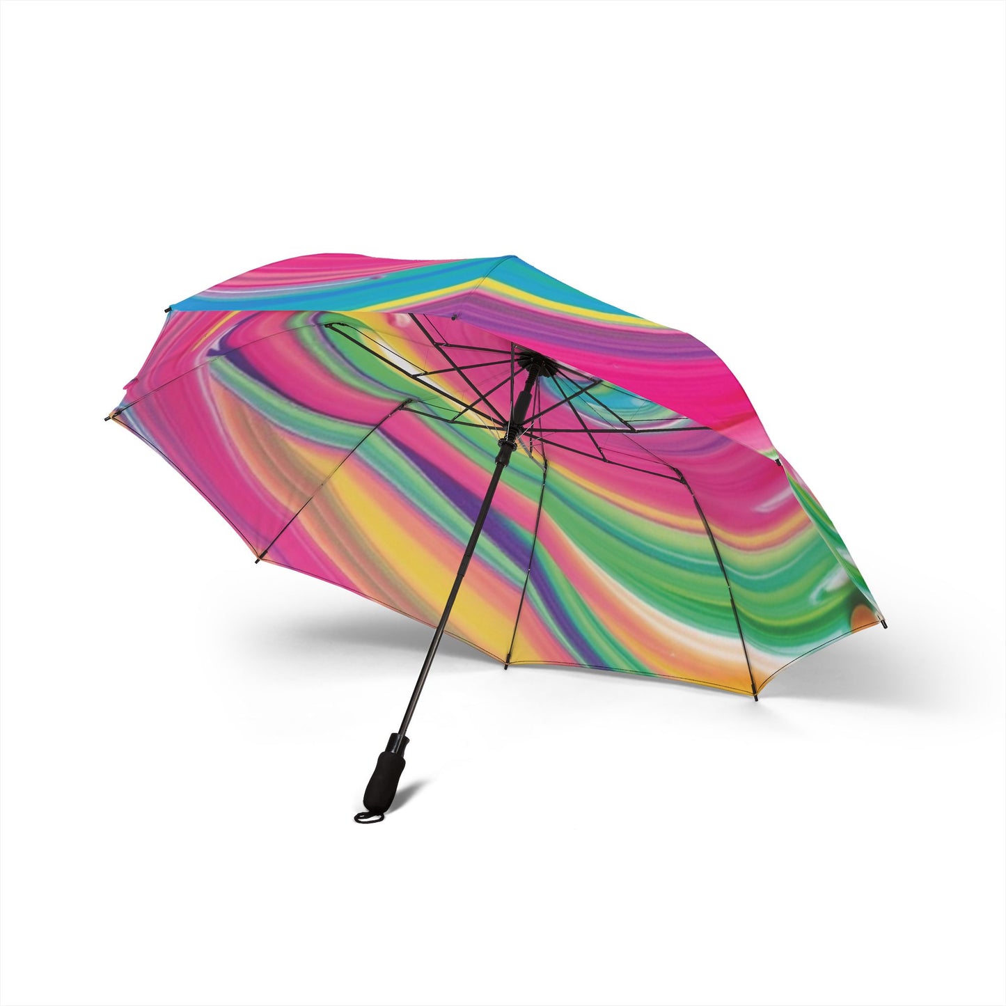 Colorful Foldable Umbrella | Vibrant Summer & Festival Rain Umbrella – Compact Travel Gift