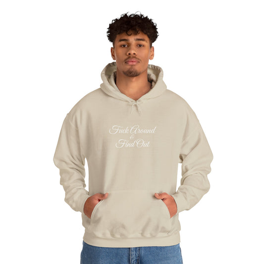 F**k Around & Find Out Hoodie – Edgy Casual Sweatshirt Gift