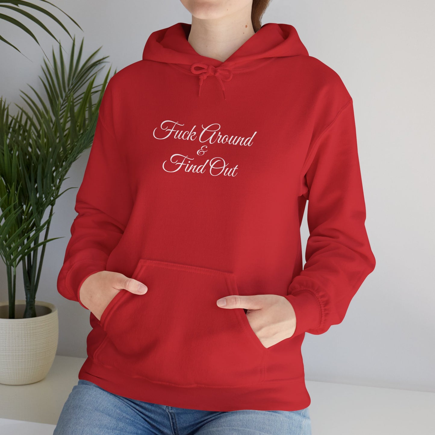 F**k Around & Find Out Hoodie – Edgy Casual Sweatshirt Gift