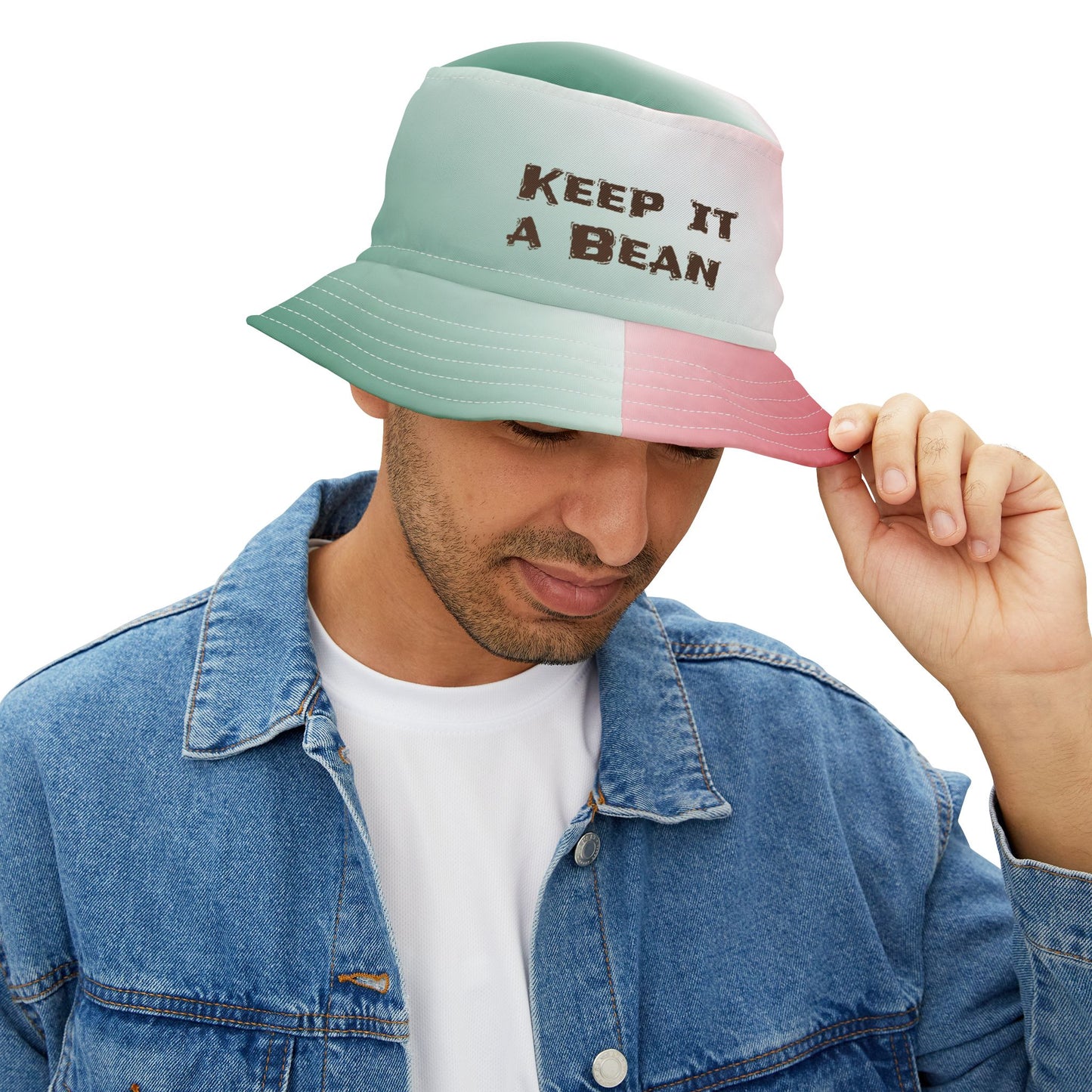 Keep It a Bean Bucket Hat | Trendy Summer, Beach & Festival Hat – Unisex Casual Streetwear