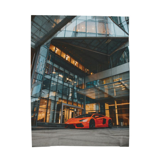 Luxury Sports Car Velveteen Plush Blanket – Soft Throw for Car Lovers, Automotive Enthusiasts & Modern Home Décor