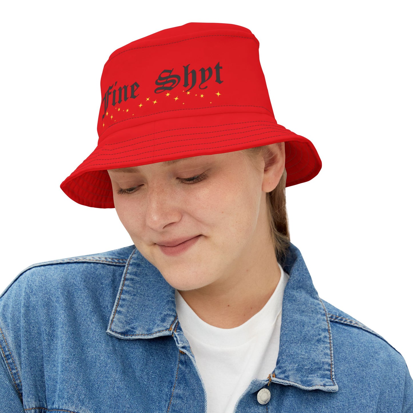Fine Shyt Bucket Hat | Trendy Summer Festival & Outdoor Hat – Unisex Casual Streetwear
