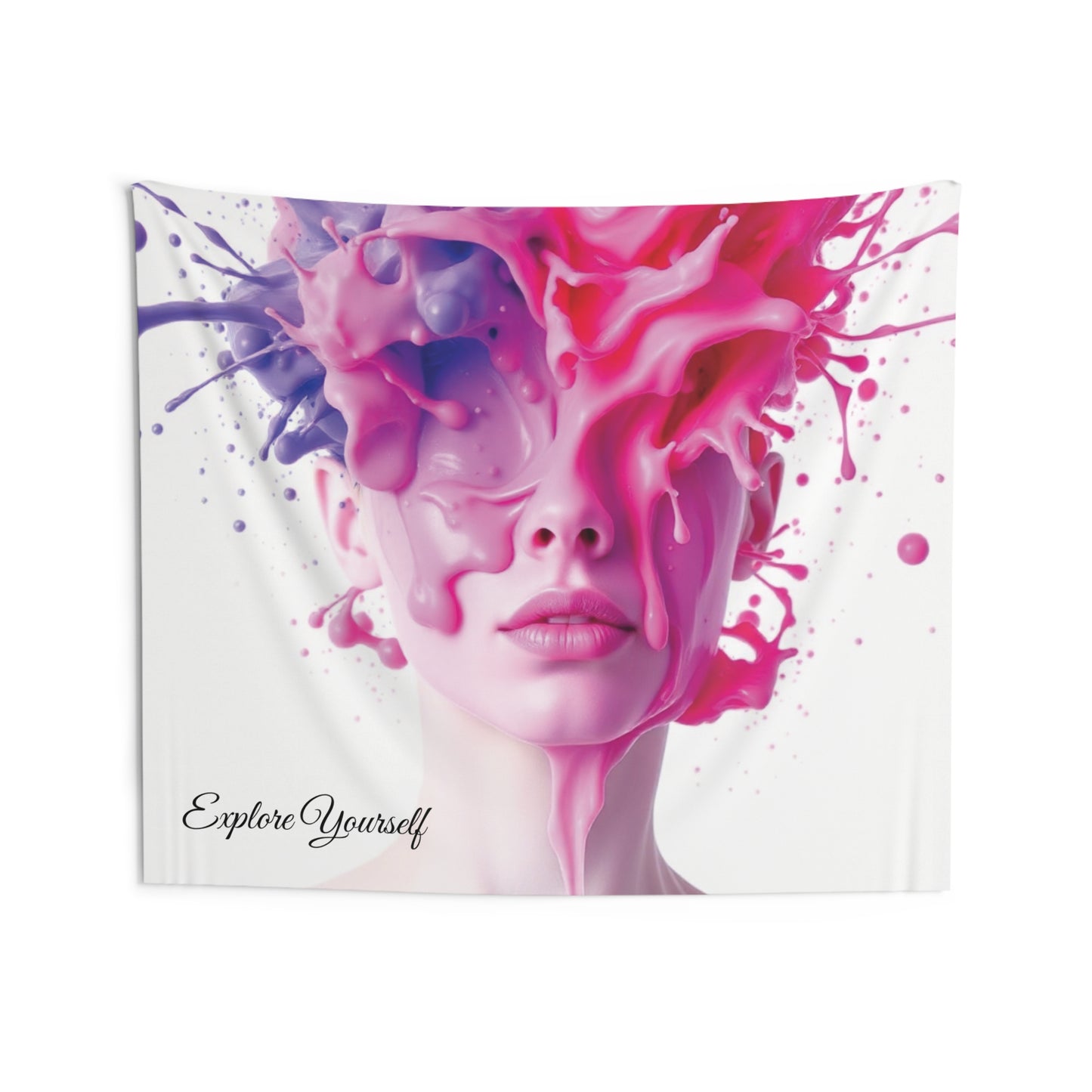 Explore Yourself Wall Tapestry | Artistic Boho Wall Art & Creative Home Decor