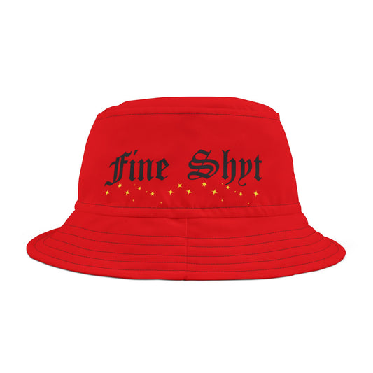Fine Shyt Bucket Hat | Trendy Summer Festival & Outdoor Hat – Unisex Casual Streetwear