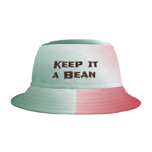 Keep It a Bean Bucket Hat | Trendy Summer, Beach & Festival Hat – Unisex Casual Streetwear
