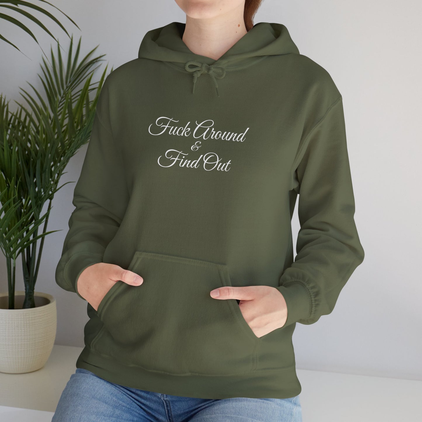 F**k Around & Find Out Hoodie – Edgy Casual Sweatshirt Gift