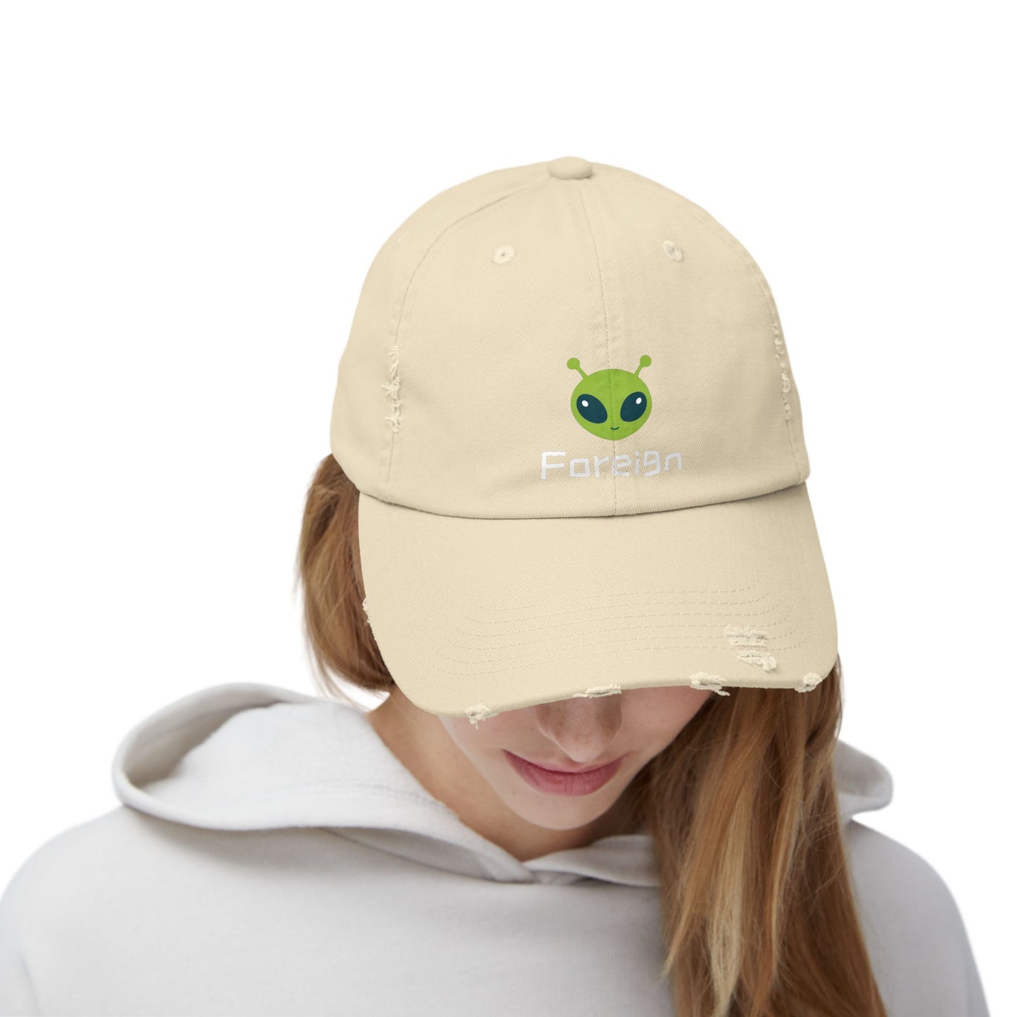 FOREIGN | Alien Minimalist Embroidered Cap