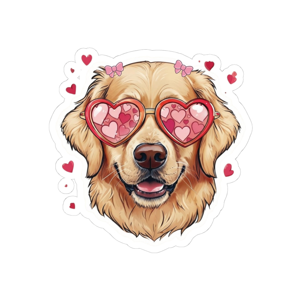 Heartfelt Dog Love Stickers | Cute Pet Decor, Dog Lover Gifts, Laptop Stickers, Valentine’s Day, Pet Enthusiast Decor