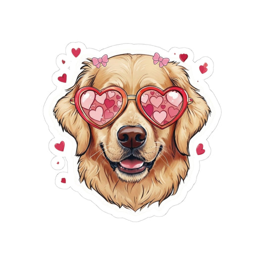 Heartfelt Dog Love Stickers | Cute Pet Decor, Dog Lover Gifts, Laptop Stickers, Valentine’s Day, Pet Enthusiast Decor