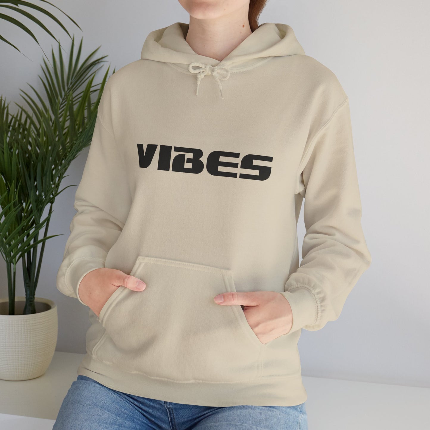 Vibes Hoodie, Cozy Unisex Sweatshirt for Casual Wear, Perfect Gift for Friends, Trendy Streetwear, Relaxed Vibe Apparel